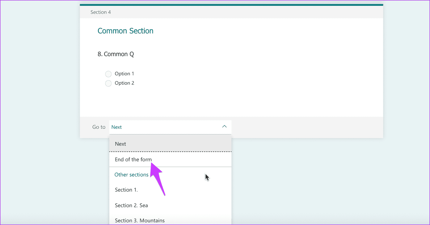 How to Add Branching in Microsoft Forms5
