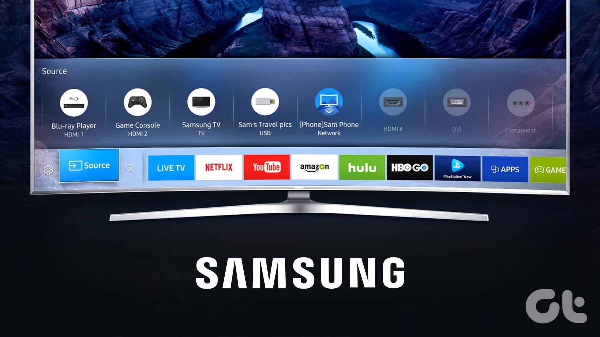 Change input on Samsung TV