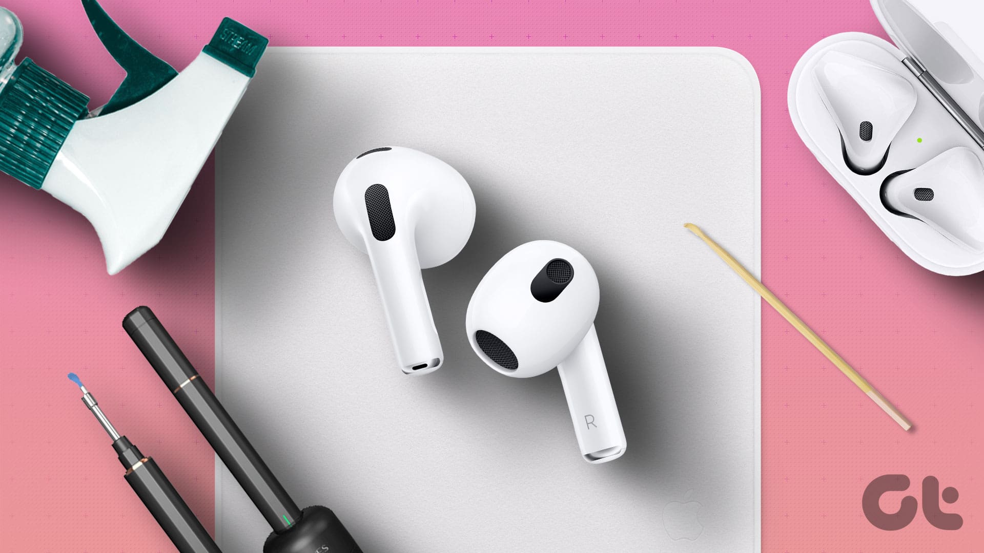 how to clean AirPods