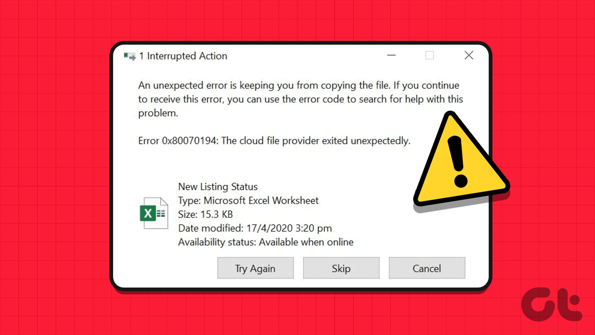 How to Fix OneDrive Error 0x80070194 on Windows 11