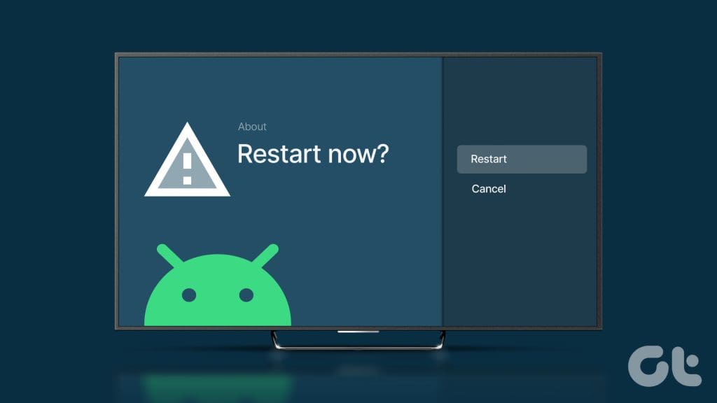restart android tv