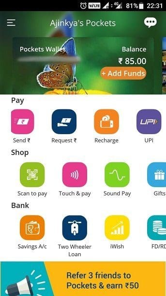 Icici Pockets