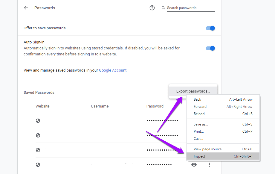 Import Passwords CSV Chrome 17