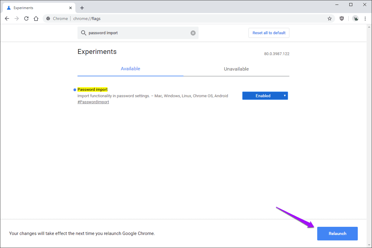 Import Passwords CSV Chrome 4