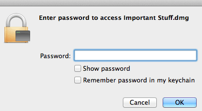 Important Stuff Password