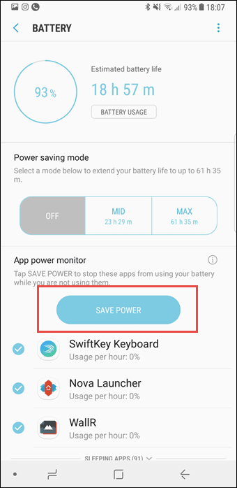 Increase Battery Life Samsung Galaxy Note8 5