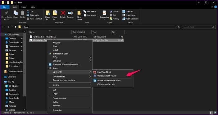 Install Fonts Gimp 3