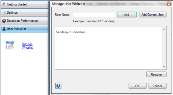 Install Guard Manage Whitelist