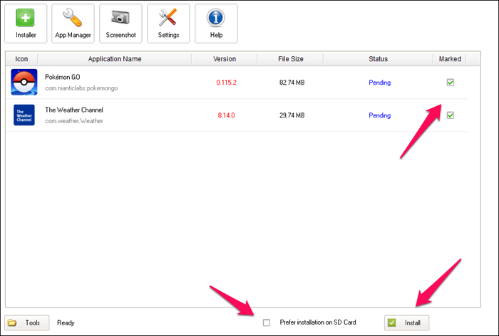 Install Multiple Apps On Android 16
