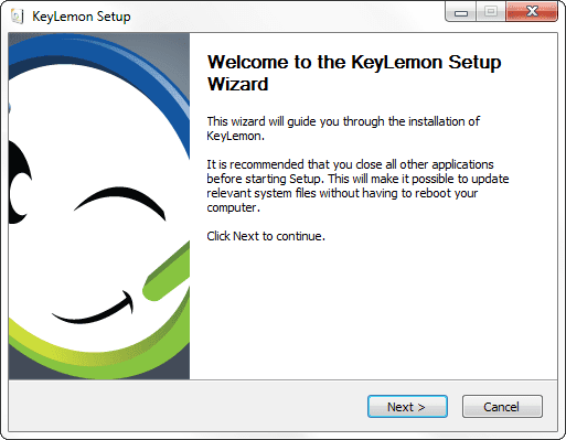 Installing Key Lemon