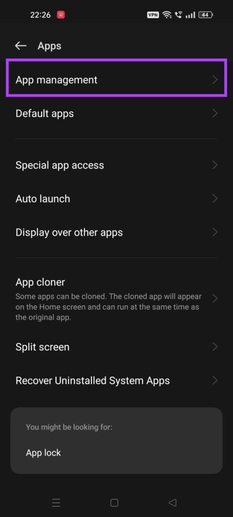 App management