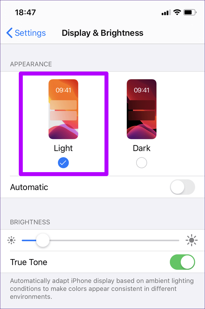 Ios 13 Ipados Disable Dark Mode 6