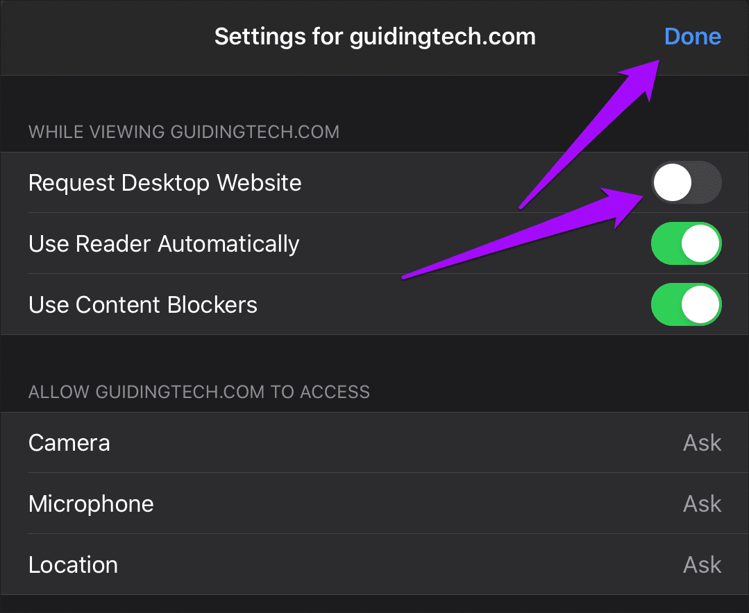 Ipados Safari Open Sites in Mobile Mode 4