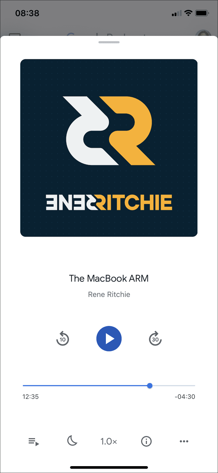 Iphone Apple Podcasts Vs Google Podcasts 8