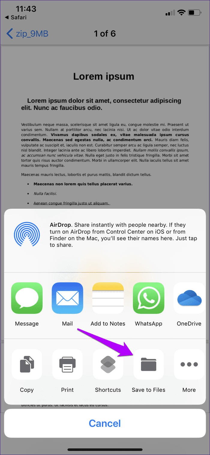Iphone Ipad Extract Zip Files 6