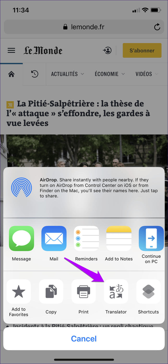 Iphone Ipad Translate Languages 6