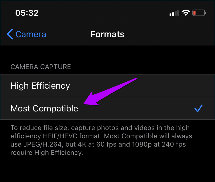 Iphone Switch Heic To Jpg 3