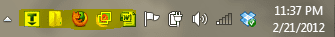 Items In System Tray