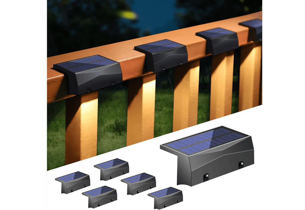 JOFIOS Solar Deck Lights Outdoor