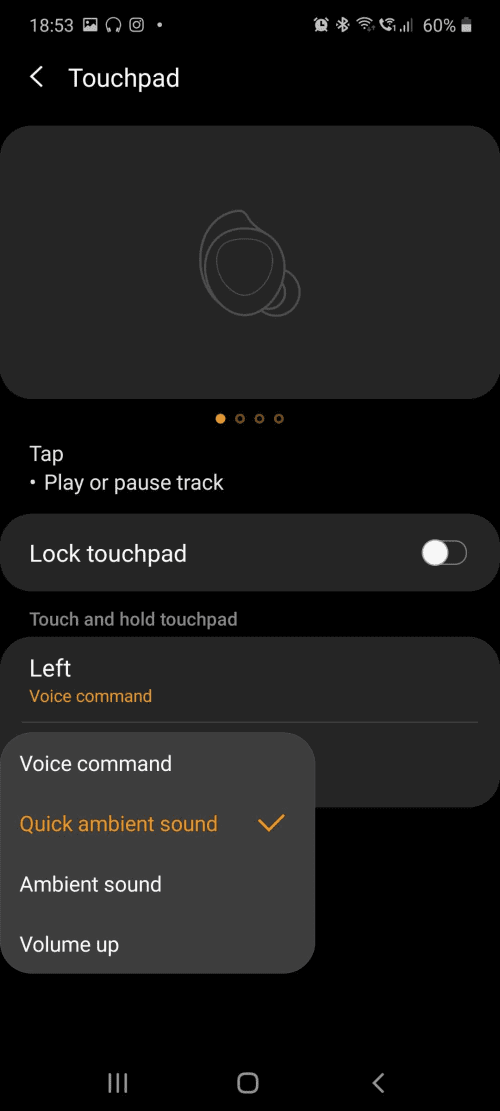 Jabra 75t vs Samsung Galaxy Buds features 12
