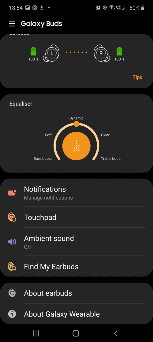 Jabra 75t vs Samsung Galaxy Buds features 15