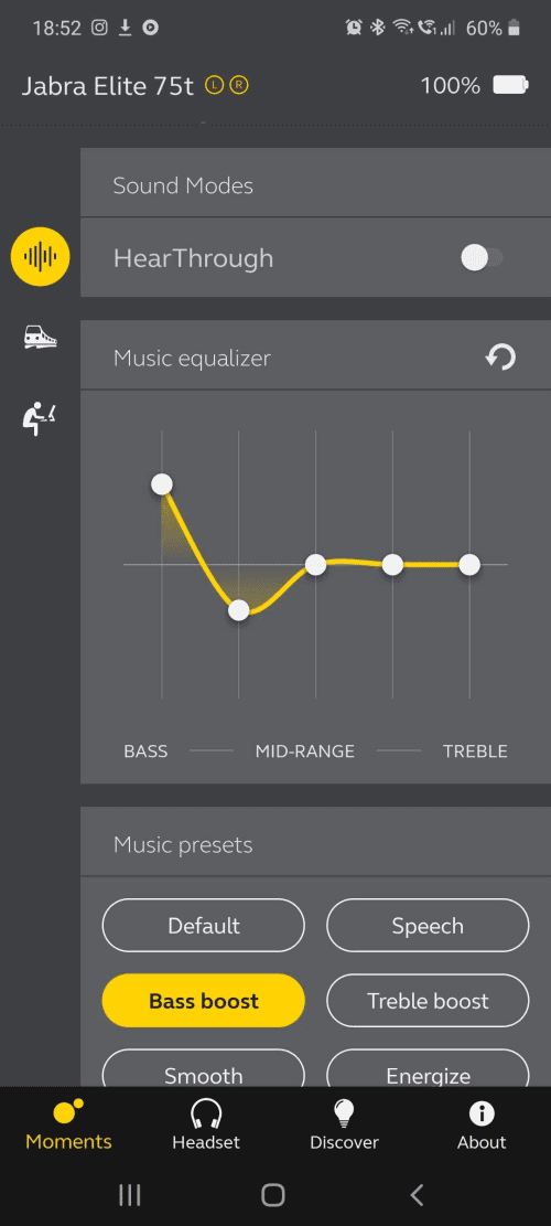 Jabra 75t vs Samsung Galaxy Buds features 2