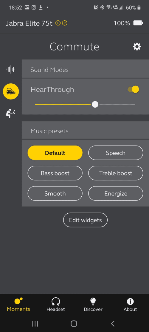 Jabra 75t vs Samsung Galaxy Buds features 3
