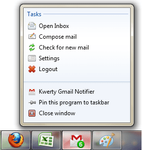 Jumplist Options