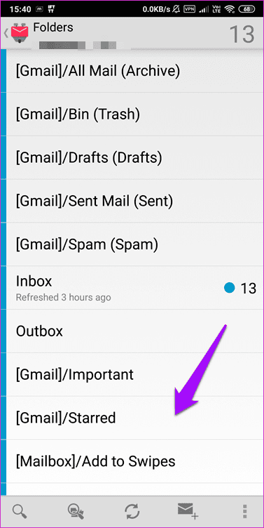 K 9 Mail Vs  Aqua Mail Comparison 17