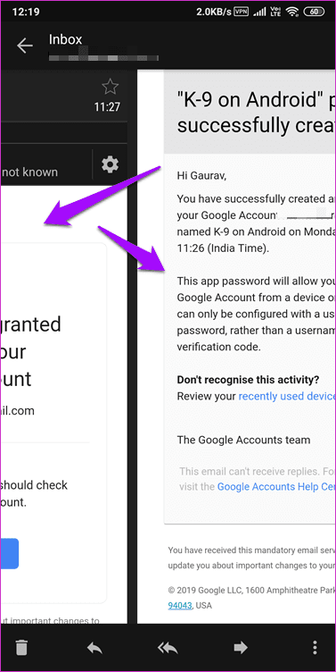 K 9 Mail Vs  Aqua Mail Comparison 8