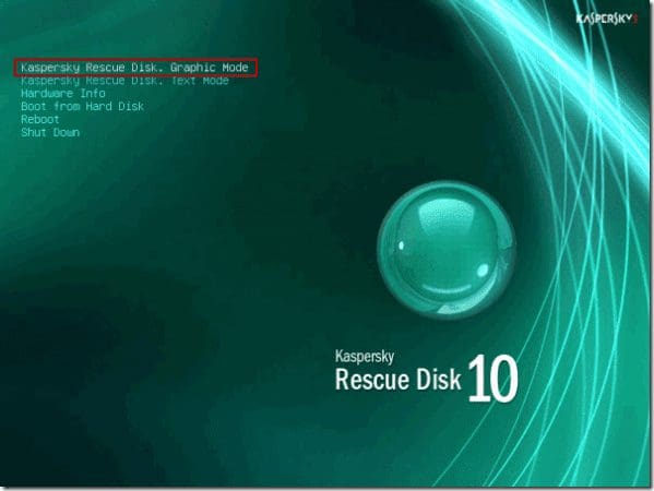 Kaspersky Rescue Disk
