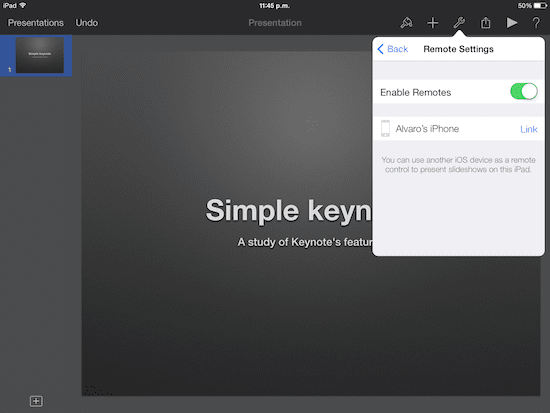 Keynote Enable Remotes