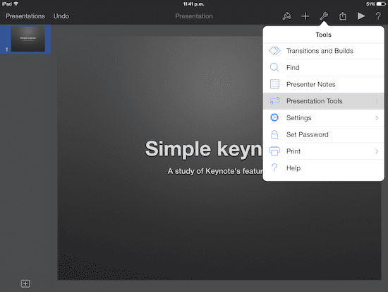 Keynote Tools Presentation