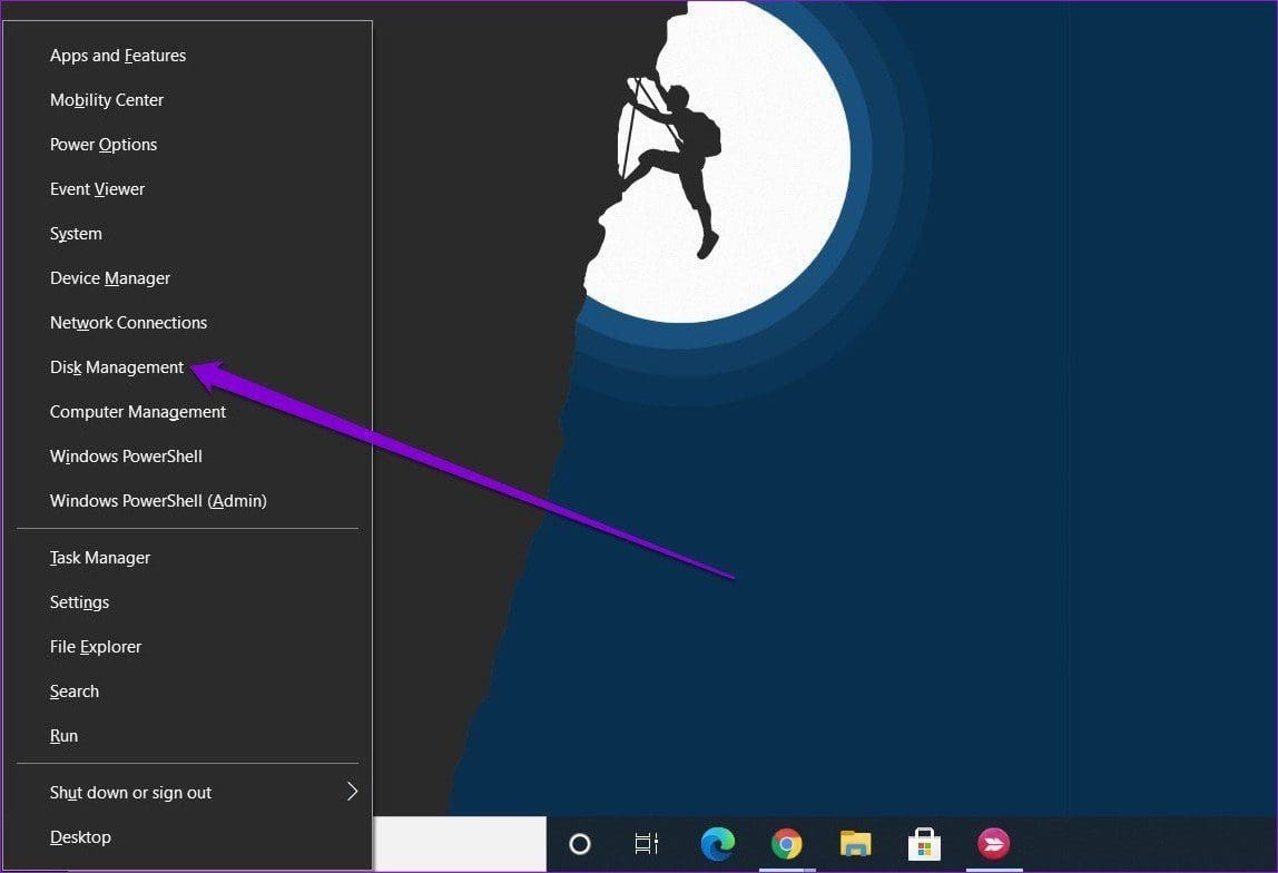 Launch Disk Management