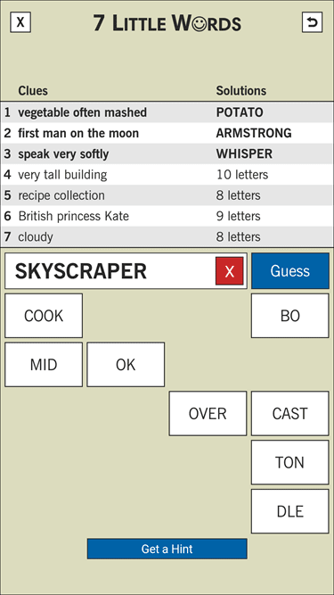 Learn New Words Improve English Vocabulary 7 Little Words
