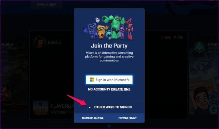 Link Microsoft Account To Mixer 10