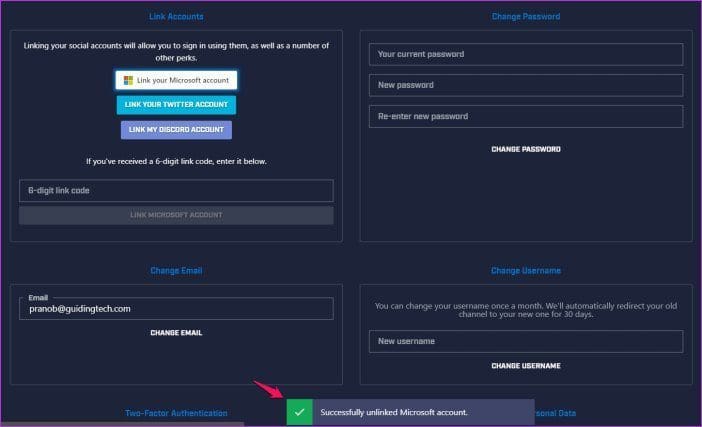 Link Microsoft Account To Mixer 9