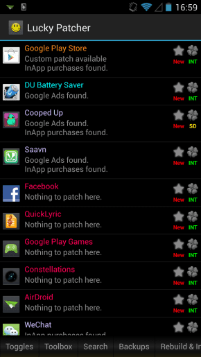 Lucky Patcher Menu