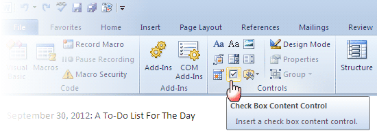 Msword Checklist04