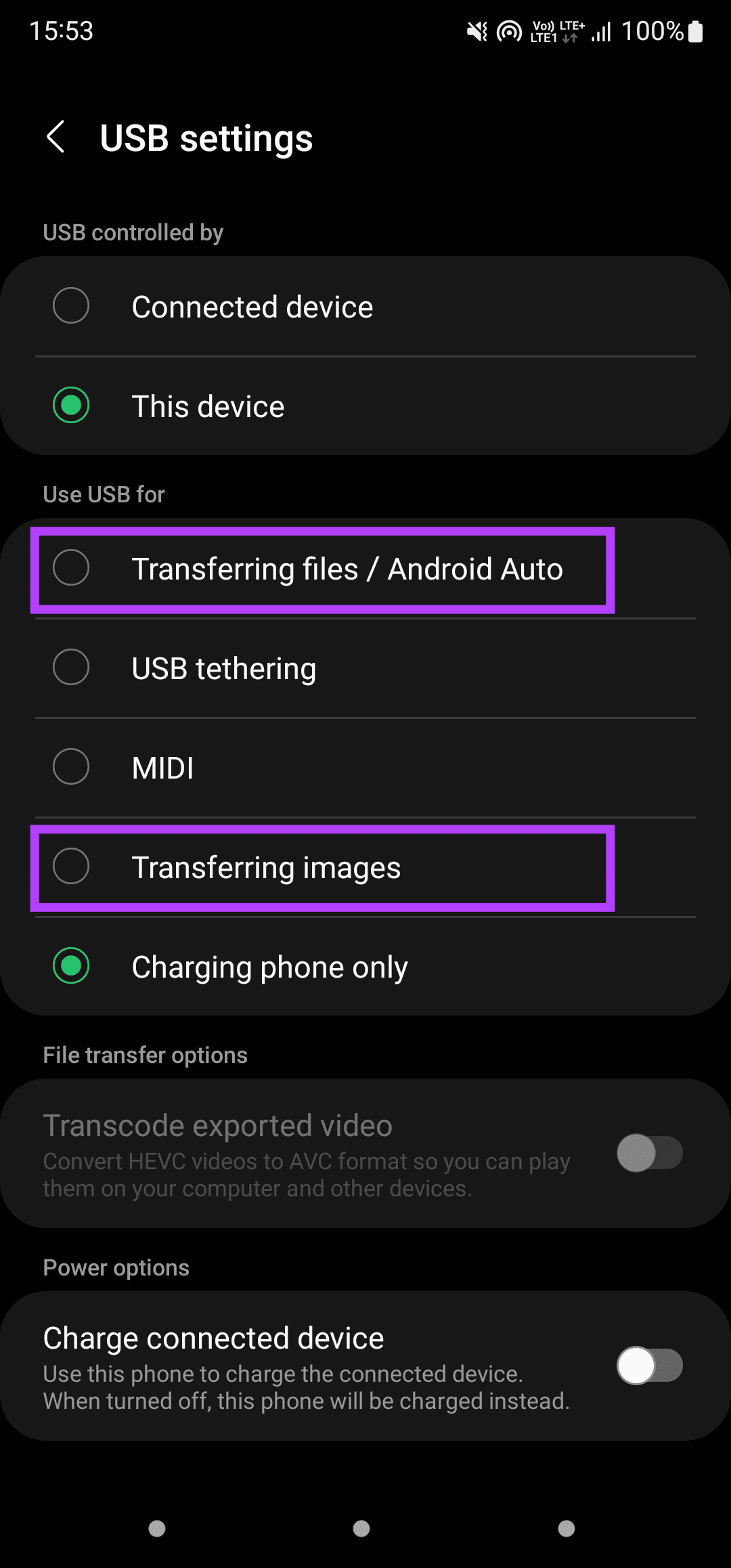 transfer files