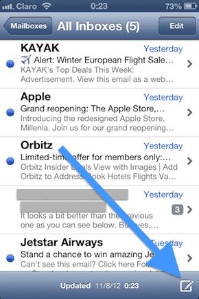 Mail Main Screen Compose