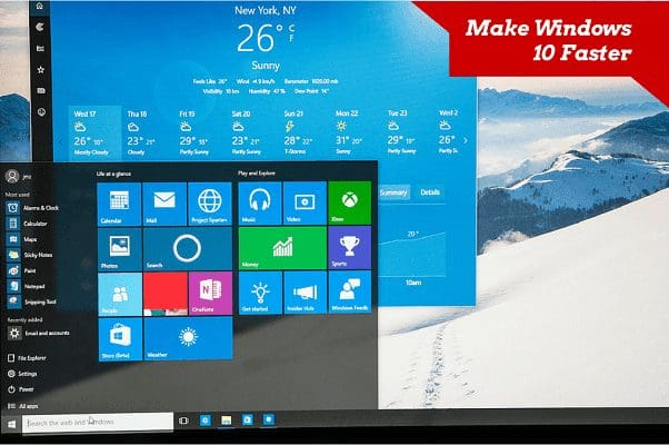 Make Windows 10 Faster