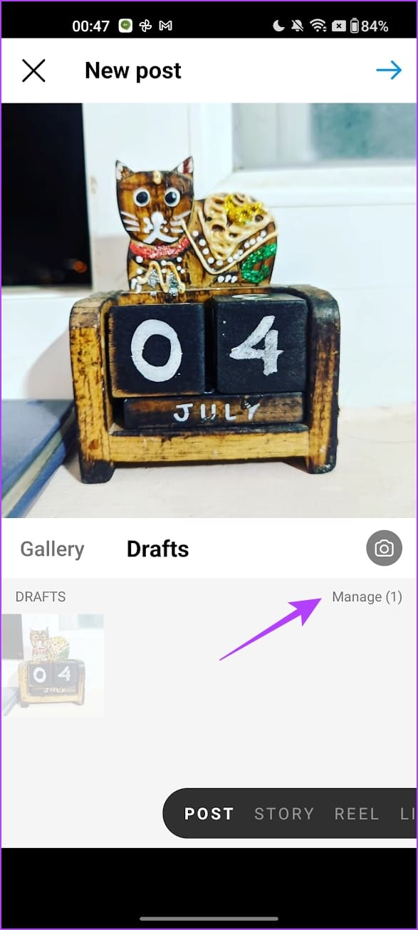 Manage Drafts