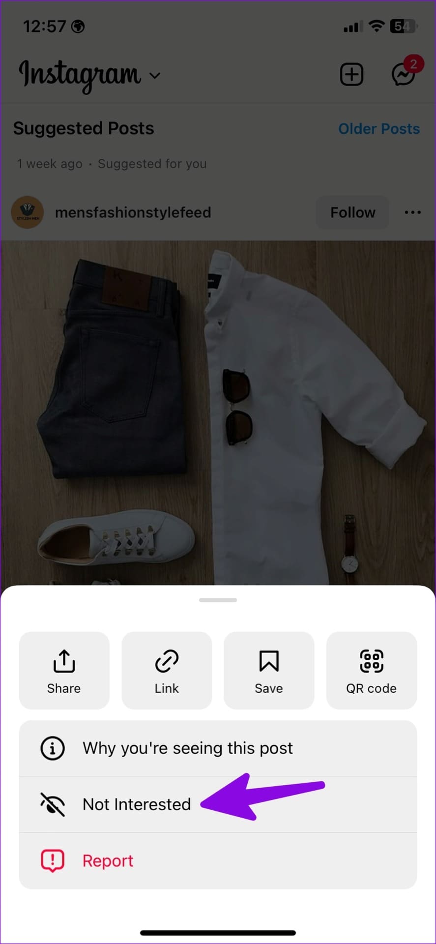 not interested in Instagram