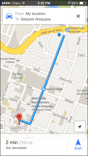 Map Route