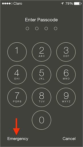Medical Id Passcode Screen