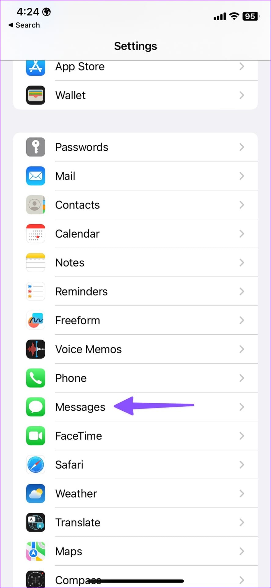 Open Messages