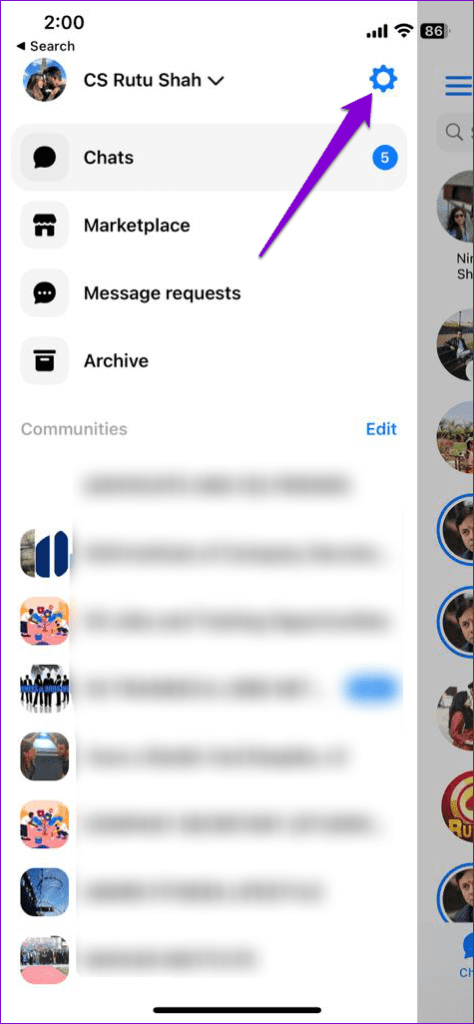 Messenger Settings
