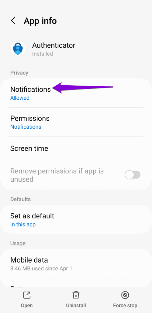 Microsoft Authenticator Notifications on Android
