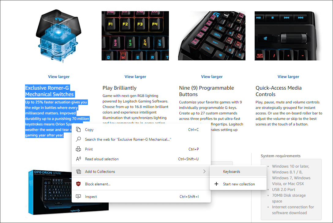 Microsoft Edge Chromium Collections 5